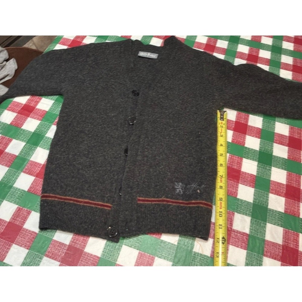 Rare Harry Potter Hogwarts Cardigan Sweater Gryffindor Size Small NWOT Lamb wool
